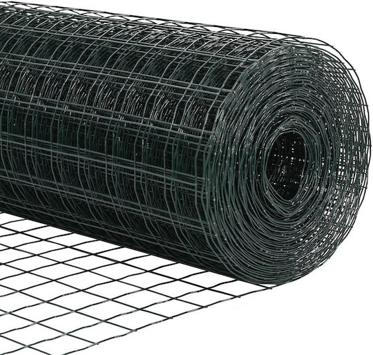 vidaXL Συρματόπλεγμα Γαλβανιζέ Πράσινο 1.2x25m