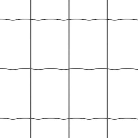 vidaXL Drahtgeflecht Verzinkt Gray 0.6x25m