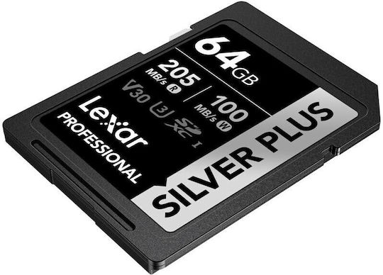 Lexar Professional SDXC 64GB U3 V30 UHS-I 205MB/s