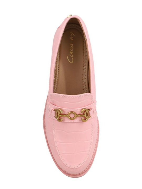 Women's Loafers in Pink Color
