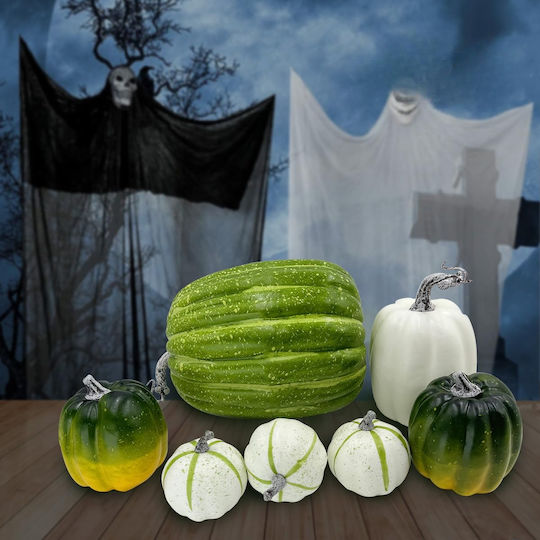 Artificial Decorative Foam Pumpkins Autumn Halloween Table Decorations 7pcs