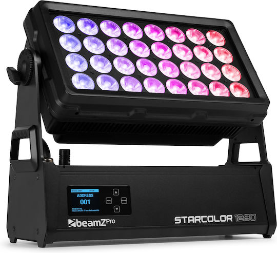 Beamzpro Starcolor1280 Architectural Wash Projector 32x40w Led Rgbw Ip65 Crmx & Wdmx 21° Architectural Projector 36x15w Led Rgbw Ip65 Crmx & Wdmx 21°