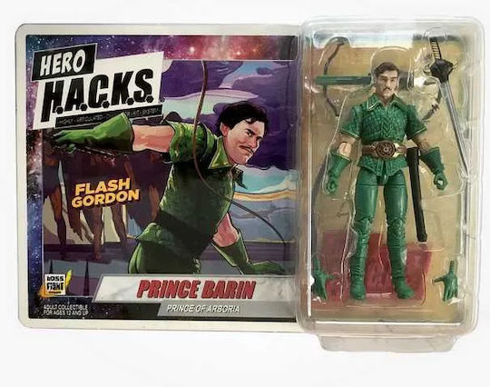 Flash Gordon Hero H.a.c.k.s Action Figure Prince Barin