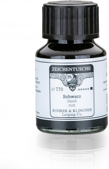 Rohrer & Klingner Ανταλλακτικό Μελάνι για Πένα Μαύρο 50ml