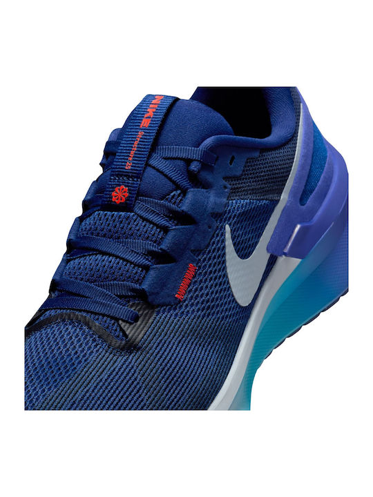 Air Zoom Structure 25 Sport Shoes Running Football Grey / Blue Void - Ghost