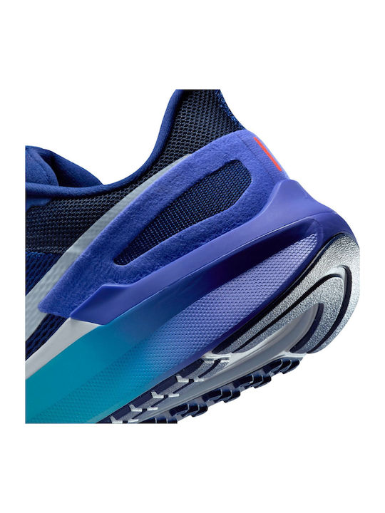 Air Zoom Structure 25 Sport Shoes Running Football Grey / Blue Void - Ghost