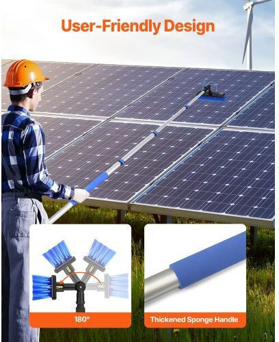 Vevor Solar Panel Cleaning Kit Extendable Handle 3.6m Tyndcbqjtjozckpw0v0