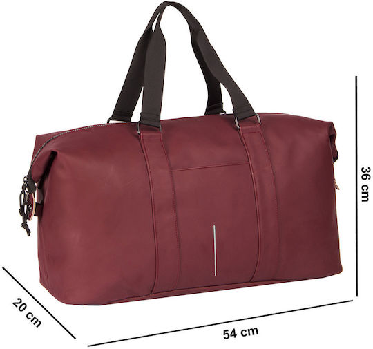 New Rebels Sack Voyage Burgundy made of Artificial Leather L54xW20xH36cm
