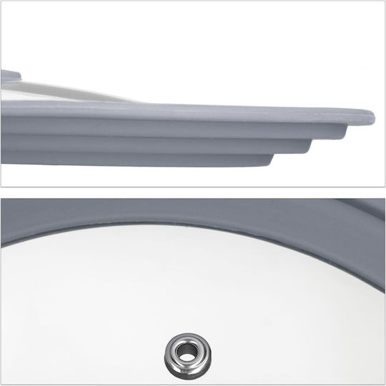 Relaxdays TVS Glasdeckel für Topf 30cm