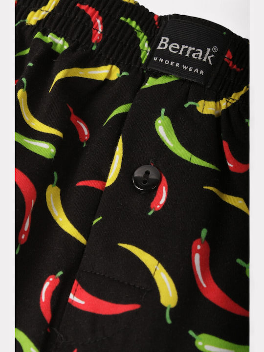 Men's Boxer Black Pepper with Patterns