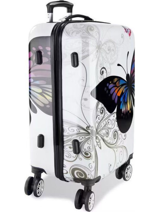 Set de bagaje Monzana Exopack din policarbonat multicolor 3 piese 56 X 37 X 23 cm 68 X 43 X 27 cm 75 X 49 X 29 cm