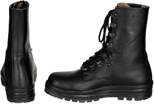 Swiss Army Cizme militare Din piele Negri