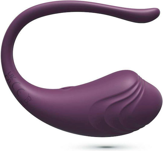 Crushious Vibrator Ei mit Fernbedienung 9cm Lila
