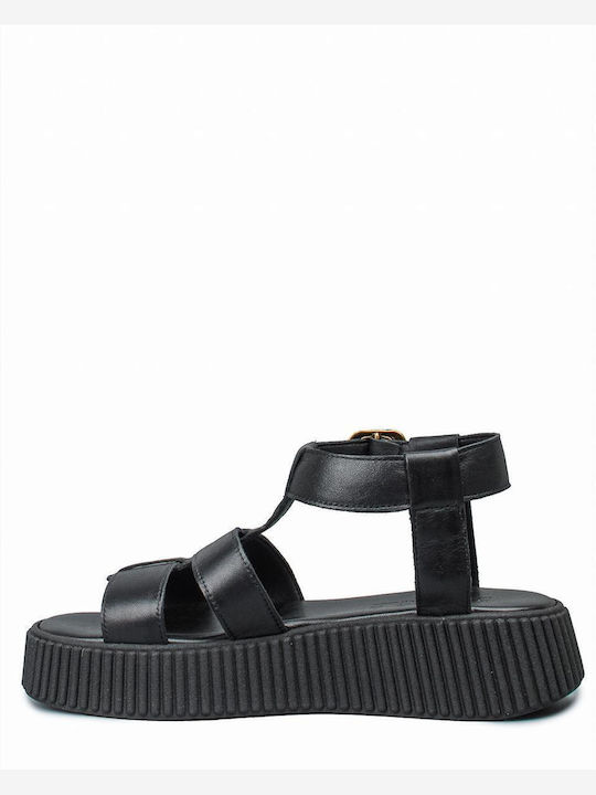 Дамски сандали Платформи Черни СХ.426BLACK