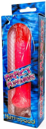 Seven Creations Jelly Anal Vibrator Πρωκτικός Δονητής Pink 16cm