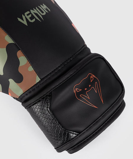 Venum Boxhandschuhe für Kampf Schwarz