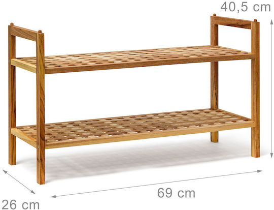 Organizatoare Pantofi Din Lemn Masiv 69x26x40,5cm
