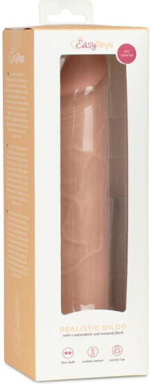 Easytoys Ρεαλιστικό Dildo με Βεντούζα Flesh 17.5cm