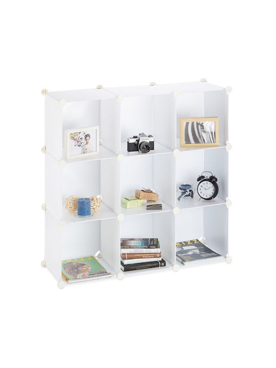 Bibliothek Weiß 95.5x95.5x32cm