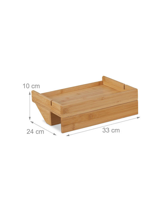 Рафт Стенен Бежов 10x33x24см.