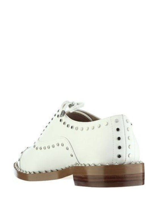 Garroy Damen Oxfords in Weiß Farbe