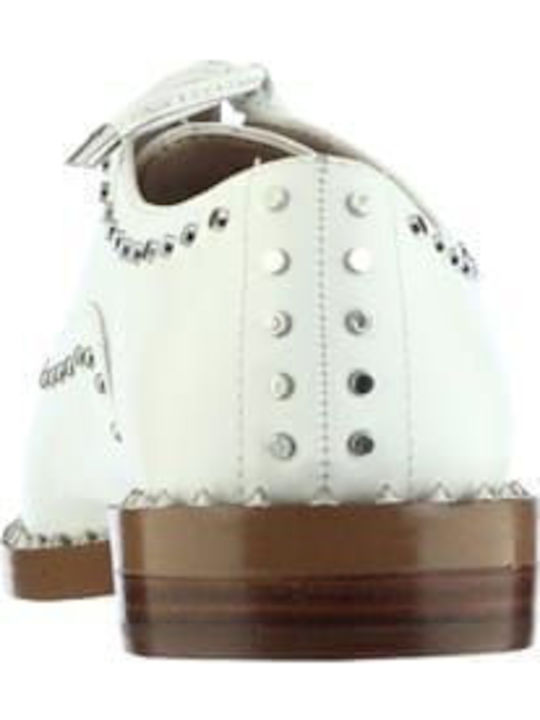 Garroy Damen Oxfords in Weiß Farbe