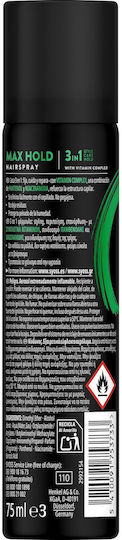 Syoss Max Hold Λακ για Ελαφρύ Κράτημα 75ml
