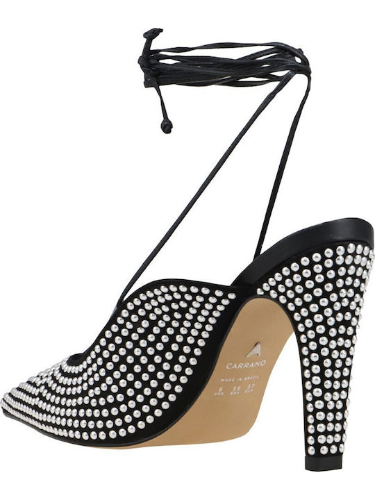 Leather Black High Heels