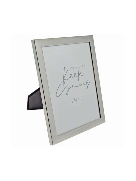 Ankor Metallic Photo Frame With Silver Frame