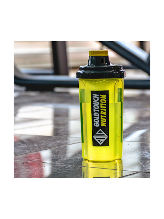 GoldTouch Nutrition Shaker Πρωτεΐνης 500ml Πλαστικό Κίτρινο