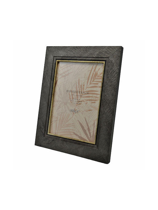Ankor Plastic Photo Frame With Gray Frame