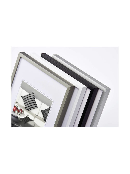 Walther Silver Photo Frame with Gray Frame