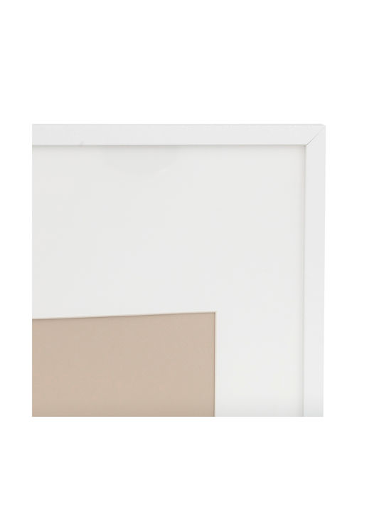 Wooden Wall Photo Frame With White Frame