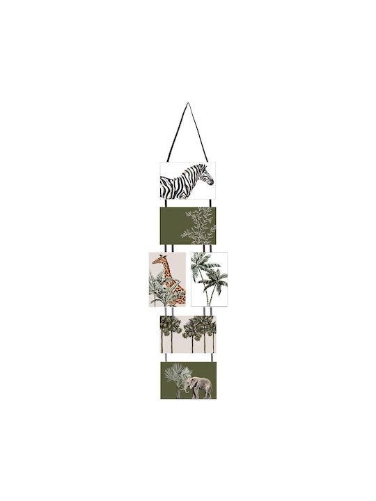 Atmosphera Multi Picture Frame Wall-mounted 6 Photos Plastic