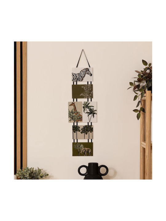Atmosphera Multi Picture Frame Wall-mounted 6 Photos Plastic