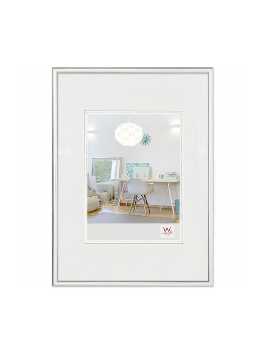 Walther Lifestyle Photo Frame Plastic with Gray Frame