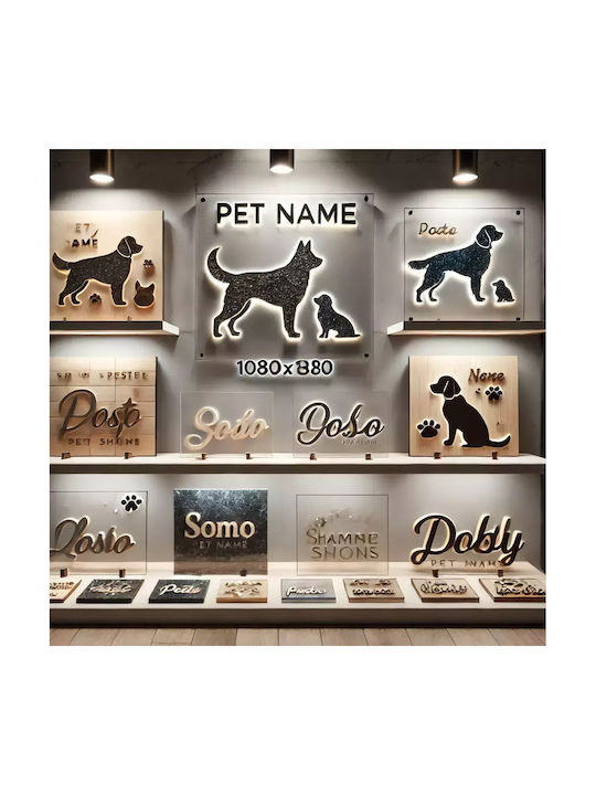 Plexi Glass Frame Cat Lover
