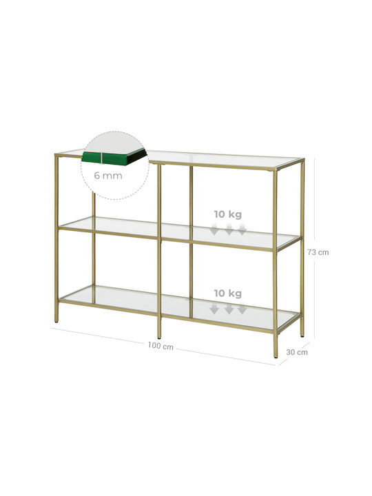 Konsole Goldenes L100xB30xH73cm
