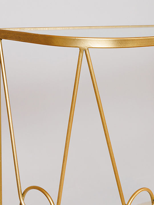 Konsolemit Spiegel Golden L100xB30xH75cm