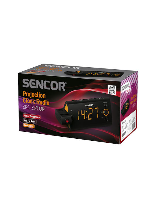 Sencor SRC 330 OR Επιτραπέζιο Ψηφιακό Ρολόι με Ξυπνητήρι & Ραδιόφωνο SRC 330 OR
