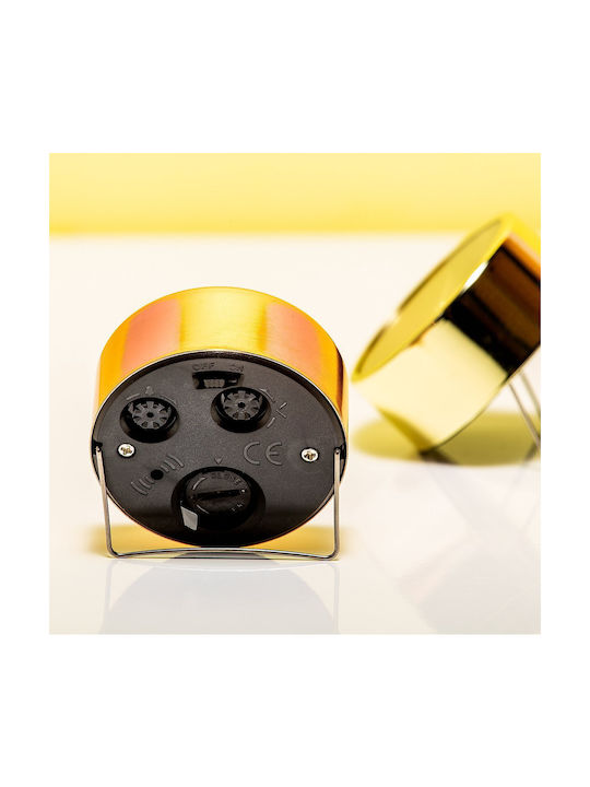 Kikkerland Mini Ceas de Masă cu Alarmă Cupru BG-25-0015