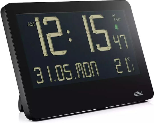 Braun Безшумен Масов Дигитален Часовник с Радио Кафяв 67700