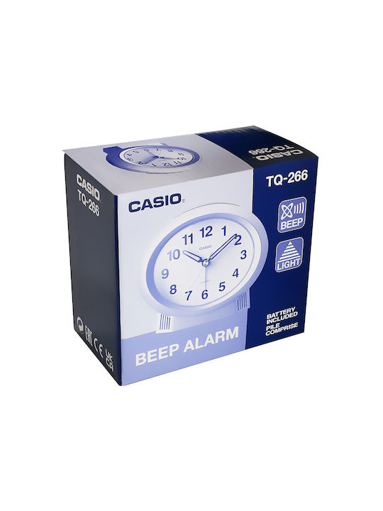 Casio Tabletop Clock with Alarm TQ-266-8EF