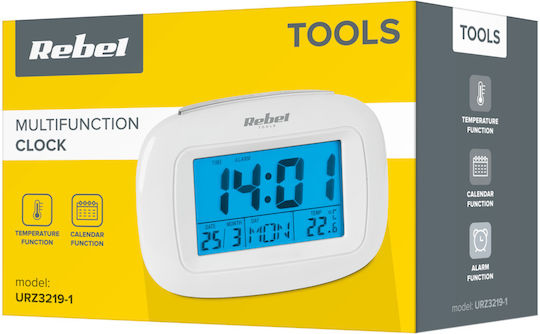 SIKS Tischuhr Digital LCD mit Wecker