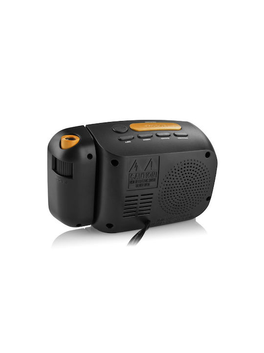 Hyundai Rac481pllbo Tisch-Digitaluhr mit Wecker & Radio Schwarz HY-RAC481PLLBO
