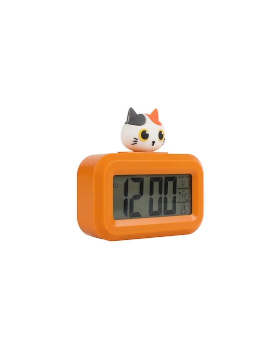 I-Total Tabletop Digital Clock Orange XL2836