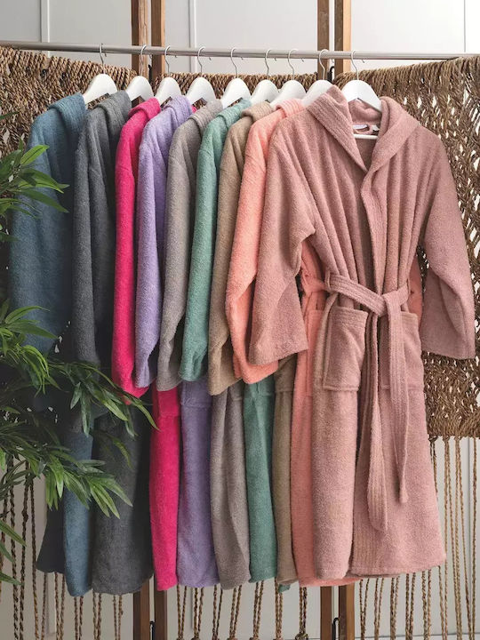 Palamaiki Classic Bathrobe with Hood White 420gr/m²