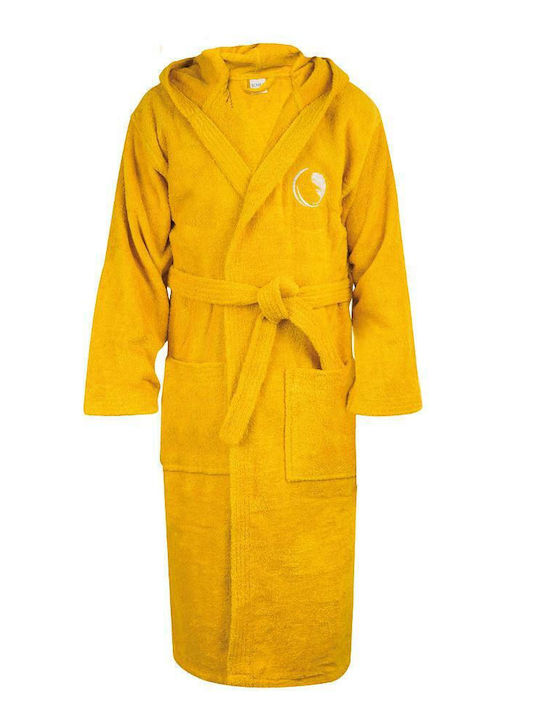Borea Logo Bathrobe with Hood Spaghetti 420gr/m²