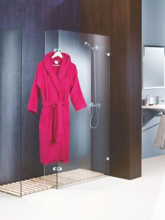 Flamingo Fresh Bathrobe with Hood Dusty Rose 450gr/m²
