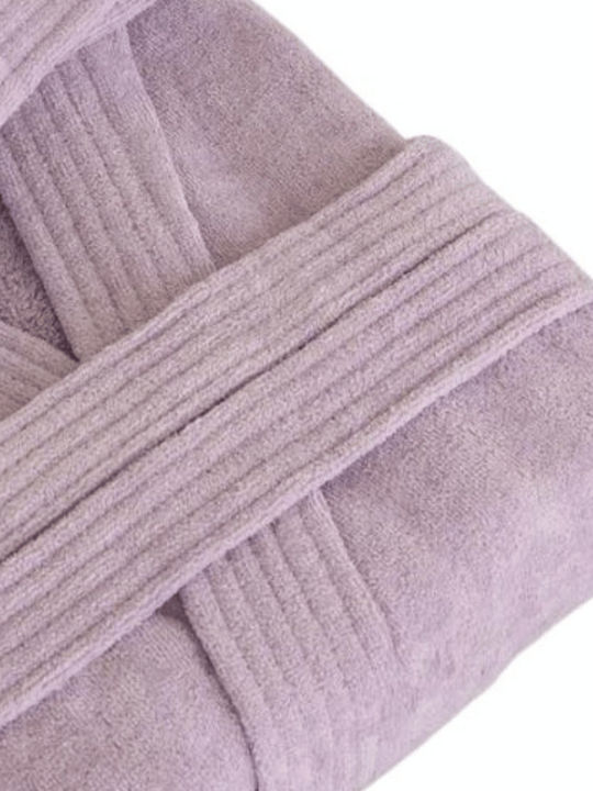 Nima Zen Bathrobe with Hood Pale Mauve 400gr/m² 32501